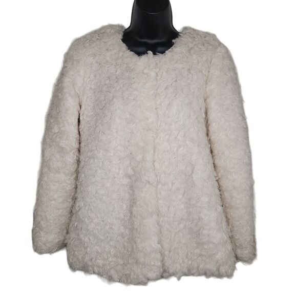 Collection B by Bernardo faux fur jacket size medium - Picture 1 of 6
